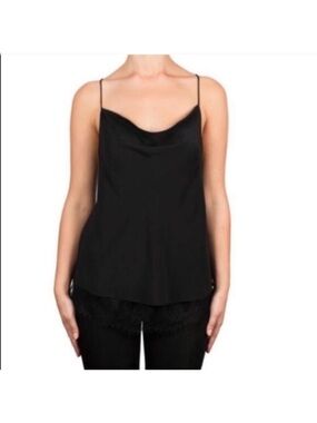 CAMI NYC cami top in black SILK XS perfect condition smoke pet free home